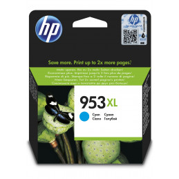 HP 953XL mustekasetti Alkuperäinen Korkea (XL) värintuotto Syaani