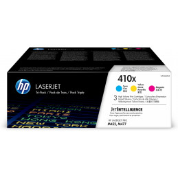 HP 410X värikasetti 3 kpl Alkuperäinen Syaani, Magenta, Keltainen
