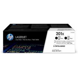 HP 201X värikasetti 2 kpl Alkuperäinen Musta