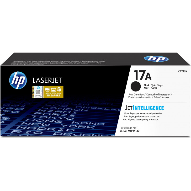HP 17A värikasetti 1 kpl Alkuperäinen Musta