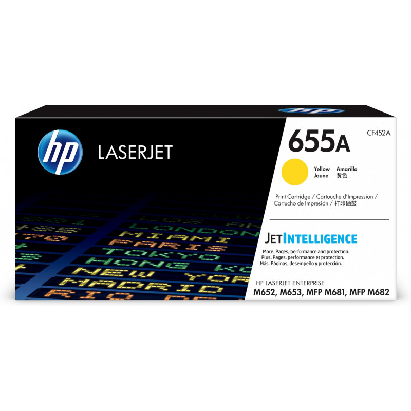 HP 655A värikasetti 1 kpl Alkuperäinen Keltainen