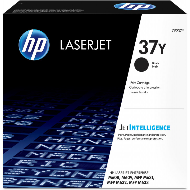 HP 37Y värikasetti 1 kpl Alkuperäinen Musta