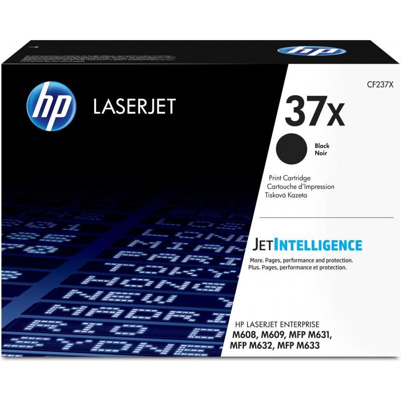 HP 37X värikasetti 1 kpl Alkuperäinen Musta