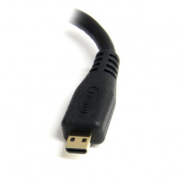 StarTech.com HDADFM5IN HDMI-kaapeli 0,12 m HDMI-tyyppi A (vakio) HDMI-tyyppi D (mikro) Musta