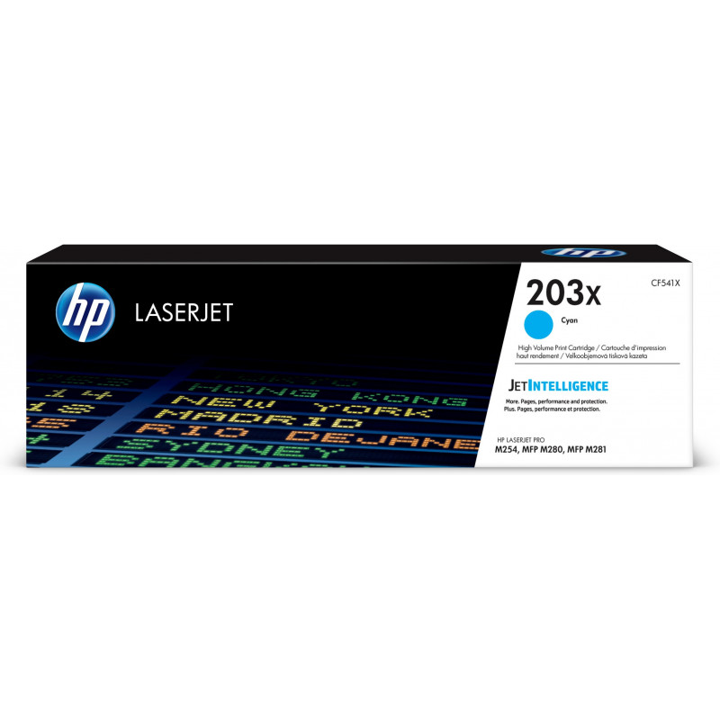 HP 203X värikasetti 1 kpl Alkuperäinen Syaani
