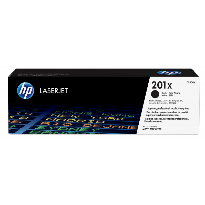 HP 201X värikasetti 1 kpl Alkuperäinen Musta