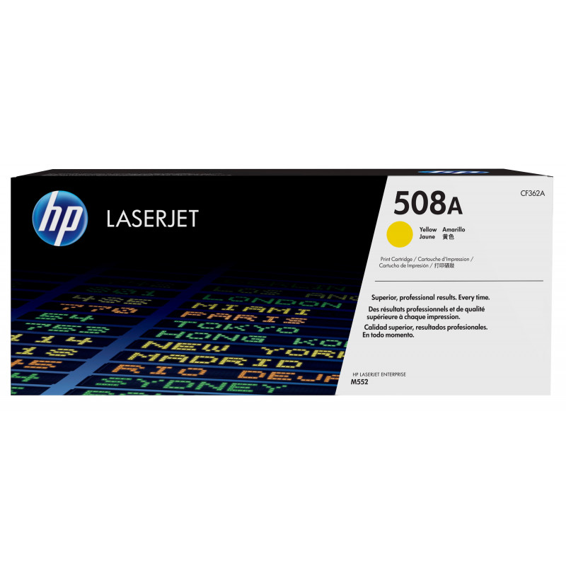 HP 508A värikasetti 1 kpl Alkuperäinen Keltainen