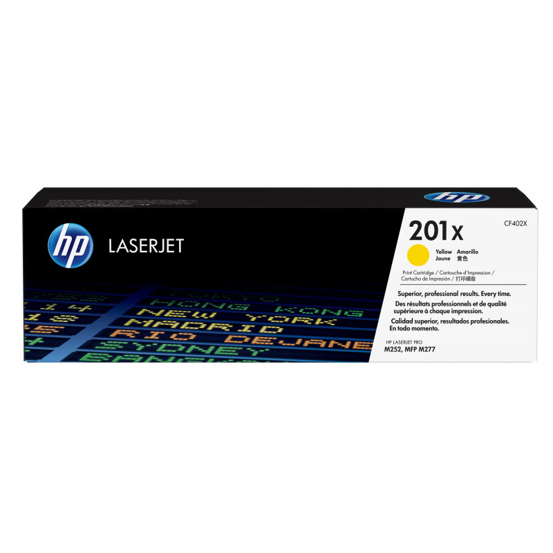 HP 201X värikasetti 1 kpl Alkuperäinen Keltainen