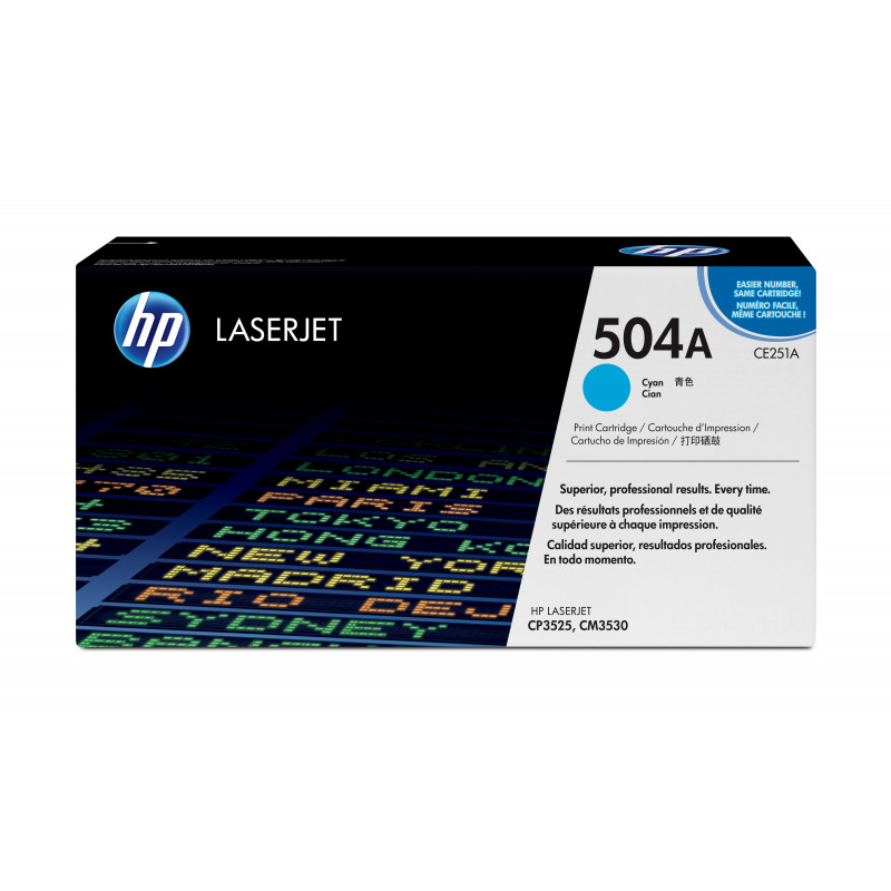 HP 504A värikasetti 1 kpl Alkuperäinen Syaani