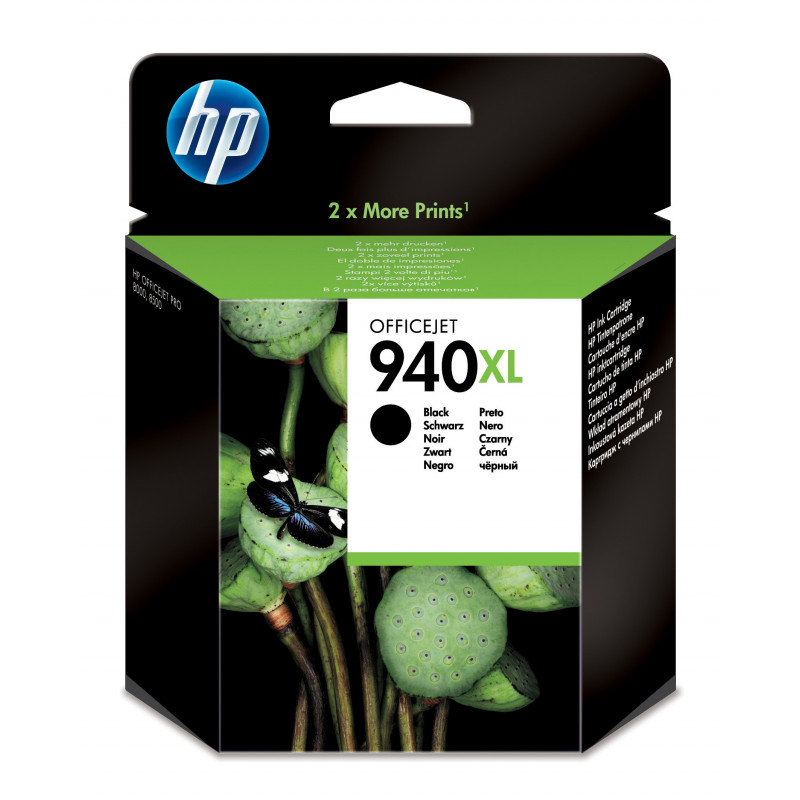 HP 940XL mustekasetti 1 kpl Alkuperäinen Korkea (XL) värintuotto Musta