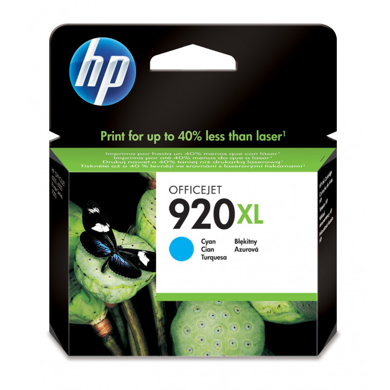 HP 920XL mustekasetti 1 kpl Alkuperäinen Syaani