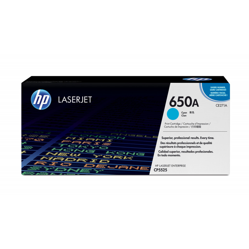 HP 650A värikasetti 1 kpl Alkuperäinen Syaani