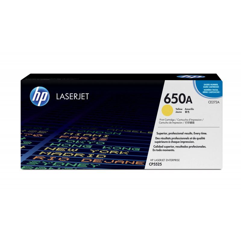HP 650A värikasetti 1 kpl Alkuperäinen Keltainen