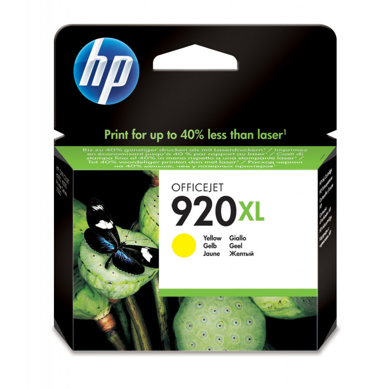 HP 920XL mustekasetti 1 kpl Alkuperäinen Keltainen