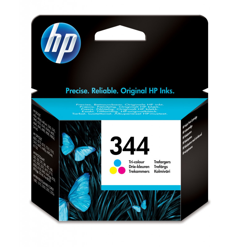 HP 344 CMY mustekasetti 1 kpl Alkuperäinen Syaani, Magenta, Keltainen