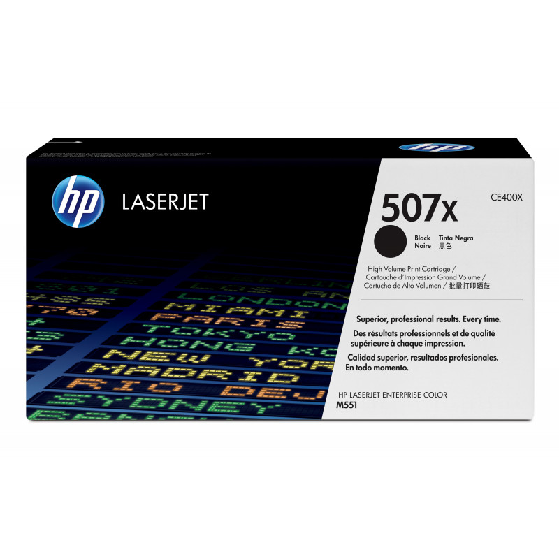 HP 507X värikasetti 1 kpl Alkuperäinen Musta