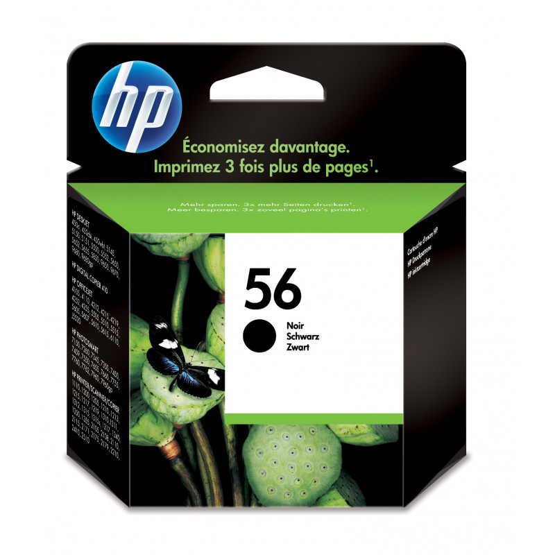 HP 56 mustekasetti 1 kpl Alkuperäinen Perusvärintuotto Musta