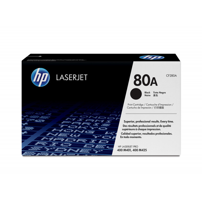 HP 80A värikasetti 1 kpl Alkuperäinen Musta