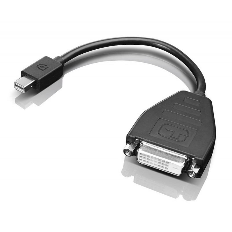 Lenovo 0B47090 videokaapeli-adapteri 0,2 m Mini-DisplayPort SL-DVI Musta