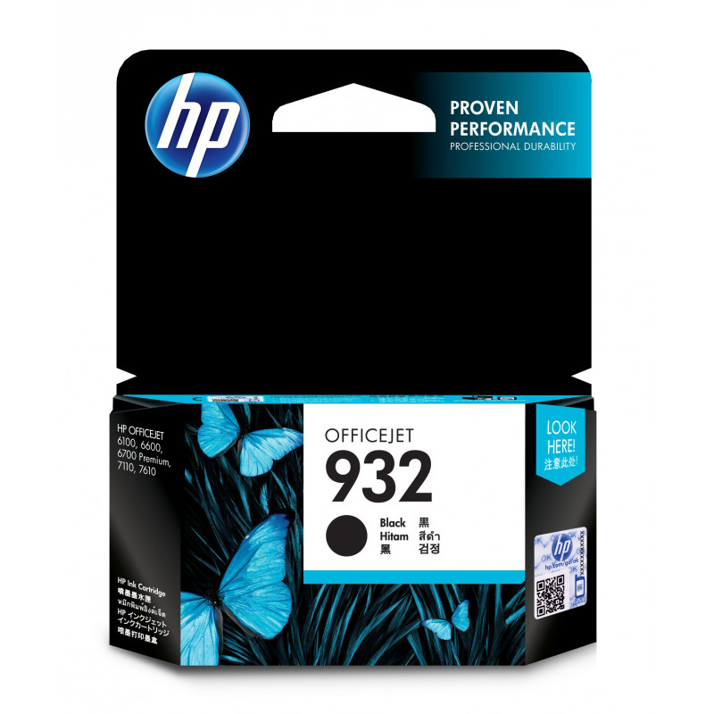 HP 932 mustekasetti Alkuperäinen Perusvärintuotto Musta