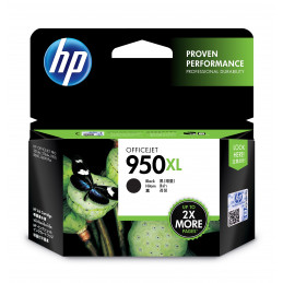 HP 950XL mustekasetti 1 kpl Alkuperäinen Korkea (XL) värintuotto Musta
