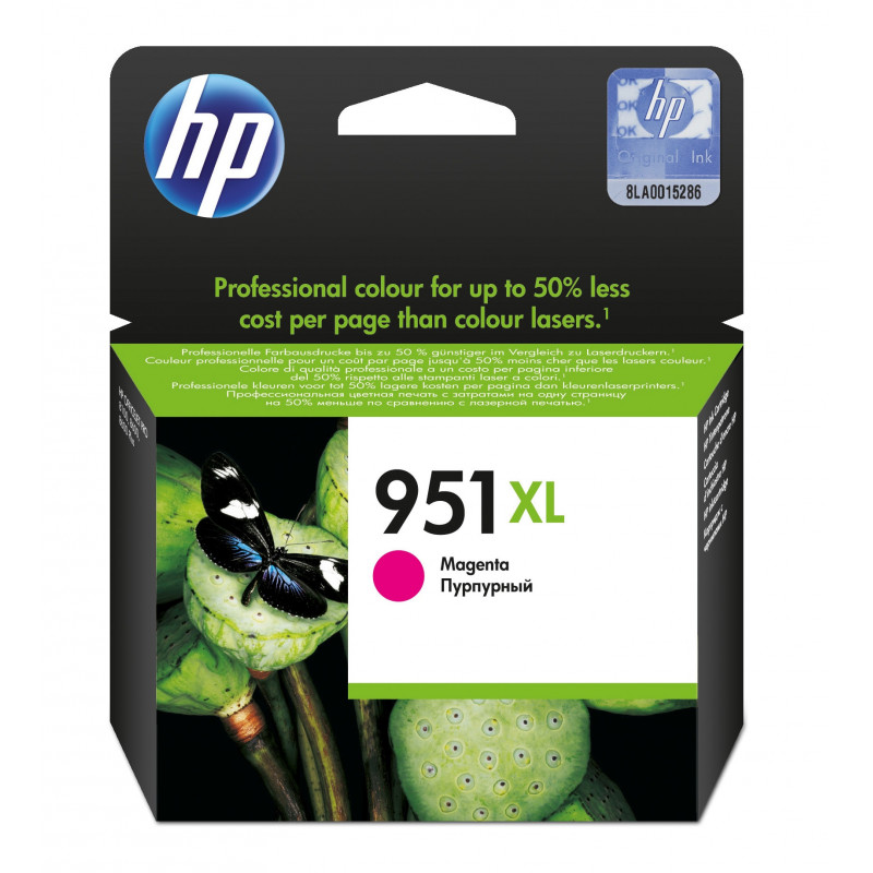 HP 951XL mustekasetti 1 kpl Alkuperäinen Korkea (XL) värintuotto Magenta