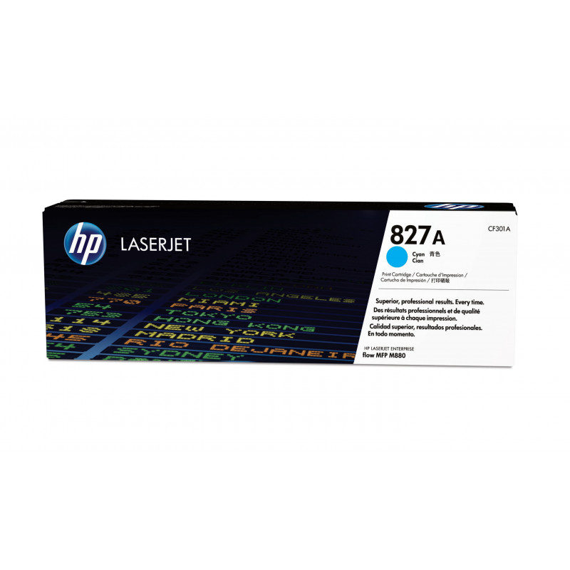 HP 827A värikasetti 1 kpl Alkuperäinen Syaani