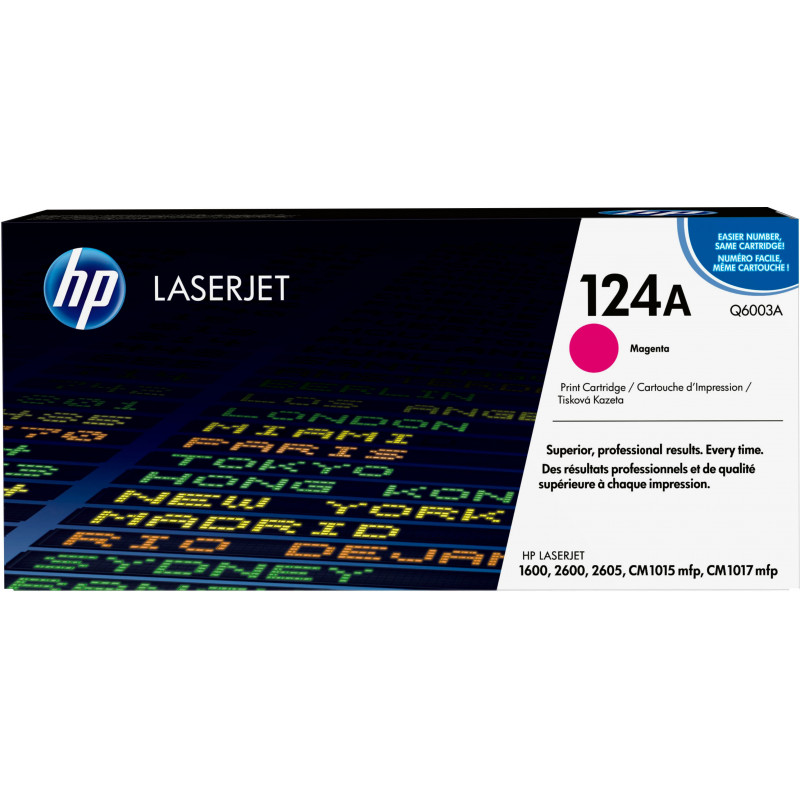 HP 124A värikasetti 1 kpl Alkuperäinen Magenta