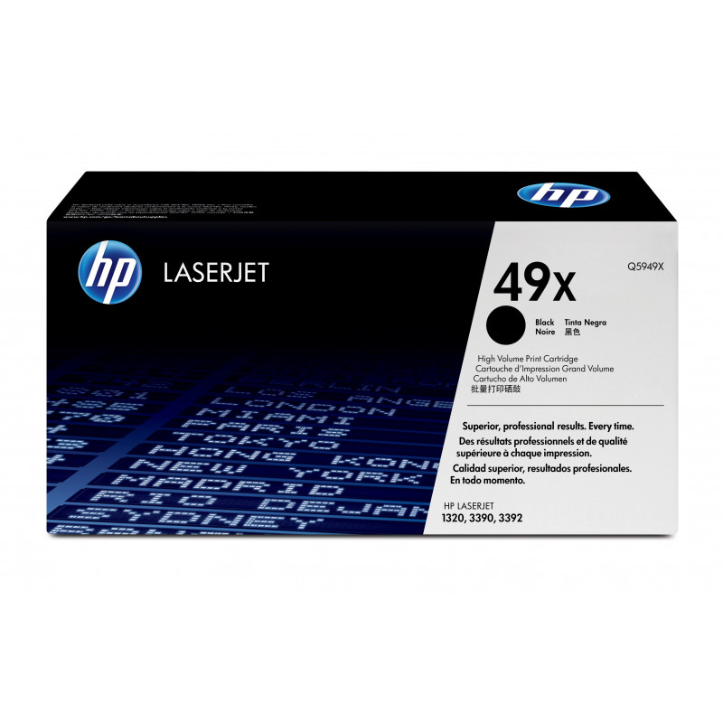 HP 49X värikasetti 1 kpl Alkuperäinen Musta