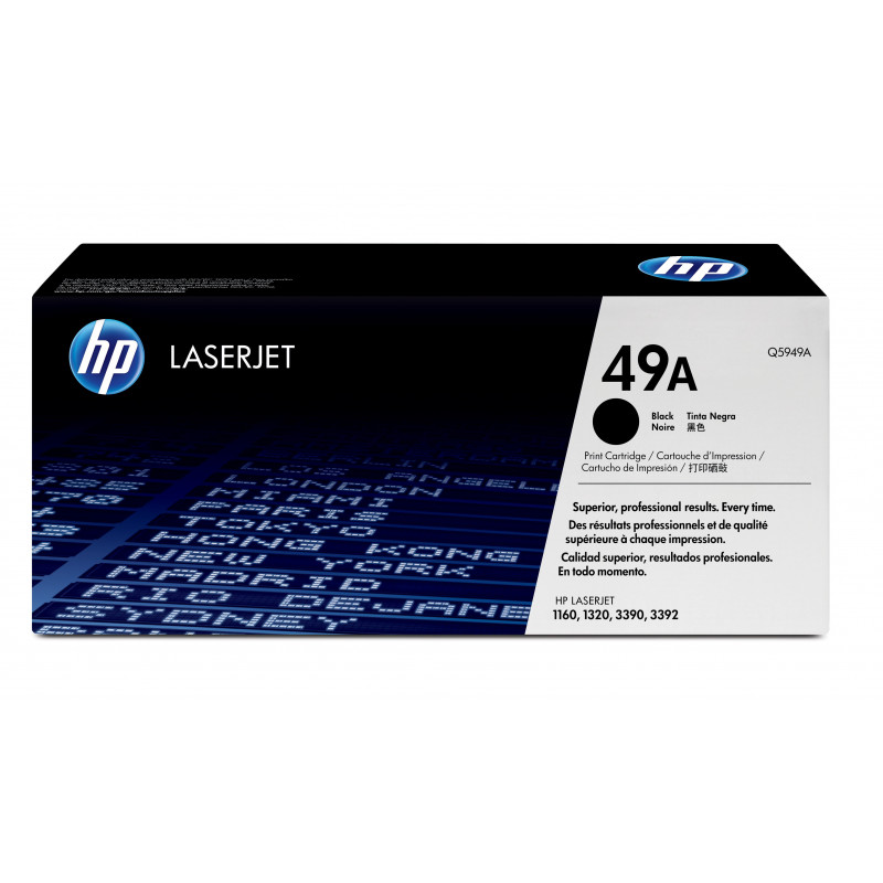 HP 49A värikasetti 1 kpl Alkuperäinen Musta