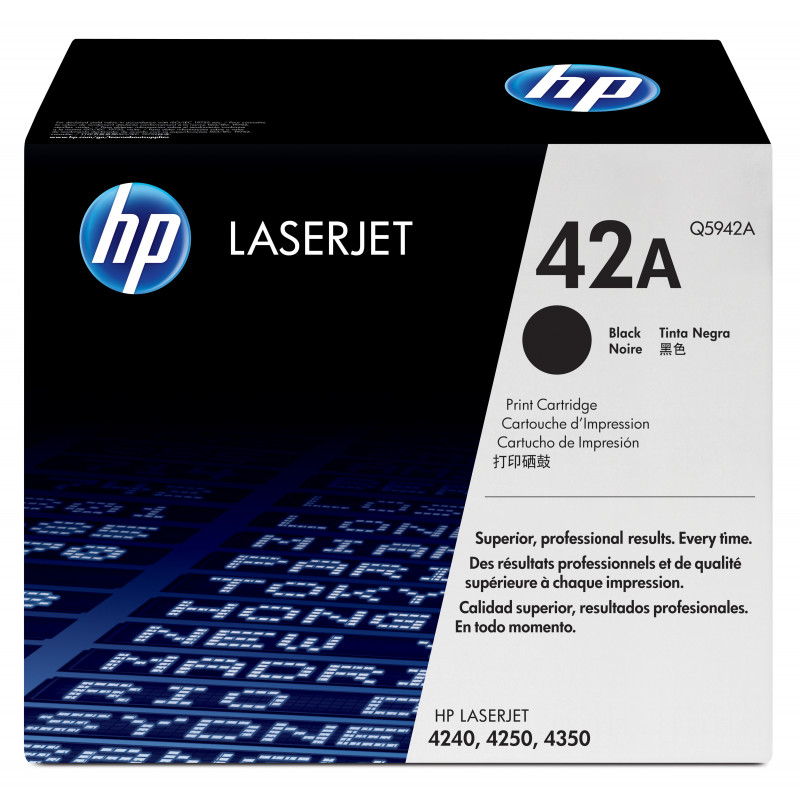 HP 42A värikasetti 1 kpl Alkuperäinen Musta