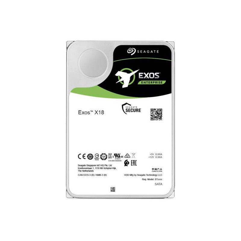 Seagate Exos X18 3.5" 16000 GB SAS