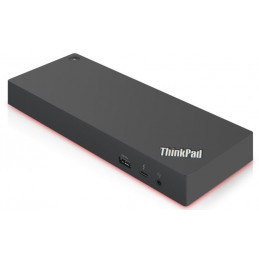 Lenovo 40AN0135EU kannettavien tietokoneiden telakka ja porttitoistin Langallinen Thunderbolt 3 Musta, Punainen