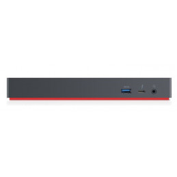 Lenovo 40AN0135EU kannettavien tietokoneiden telakka ja porttitoistin Langallinen Thunderbolt 3 Musta, Punainen