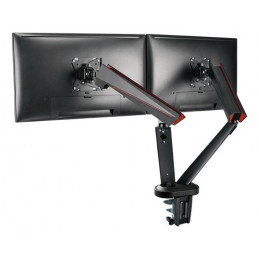 Deltaco GAM-102 monitorin kiinnike ja jalusta 81,3 cm (32") Puristin Musta