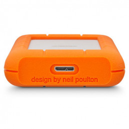LaCie Rugged Mini ulkoinen kovalevy 1000 GB Oranssi, Hopea