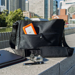 LaCie Rugged USB-C ulkoinen kovalevy 1000 GB Oranssi, Hopea