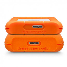 LaCie Rugged Mini ulkoinen kovalevy 2000 GB Oranssi, Hopea