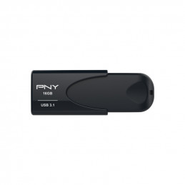 PNY Attache 4 USB-muisti 16 GB USB A-tyyppi 3.2 Gen 1 (3.1 Gen 1) Musta
