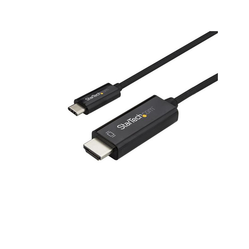 StarTech.com CDP2HD2MBNL videokaapeli-adapteri 2 m USB Type-C HDMI Musta