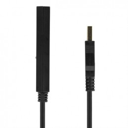 Deltaco USB2-EX3M USB-kaapeli 3 m USB 2.0 USB A Musta