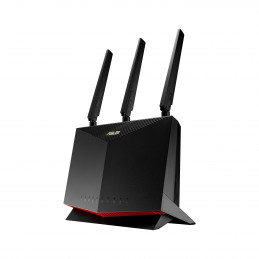 ASUS 4G-AC86U langaton reititin Gigabitti Ethernet Kaksitaajuus (2,4 GHz 5 GHz) 3G Musta