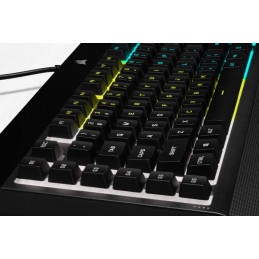 Corsair K55 RGB PRO näppäimistö USB QWERTY Pan Nordic Musta