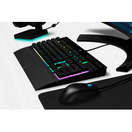 Corsair K55 RGB PRO näppäimistö USB QWERTY Pan Nordic Musta