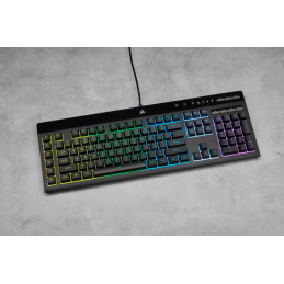 Corsair K55 RGB PRO näppäimistö USB QWERTY Pan Nordic Musta
