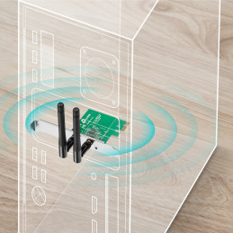 TP-LINK TL-WN881ND Sisäinen WLAN 300 Mbit s