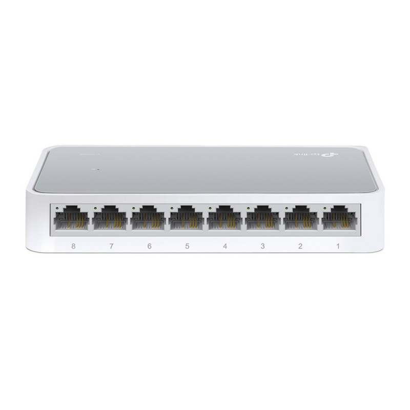 TP-LINK TL-SF1008D Hallitsematon Fast Ethernet (10 100) Valkoinen