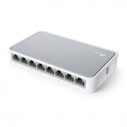 TP-LINK TL-SF1008D Hallitsematon Fast Ethernet (10 100) Valkoinen