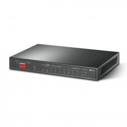 TP-LINK TL-SG1210MP verkkokytkin Hallitsematon Gigabit Ethernet (10 100 1000) Power over Ethernet -tuki Musta