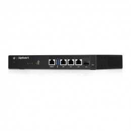 Ubiquiti Networks EdgeRouter 4 langallinen reititin Gigabitti Ethernet Musta